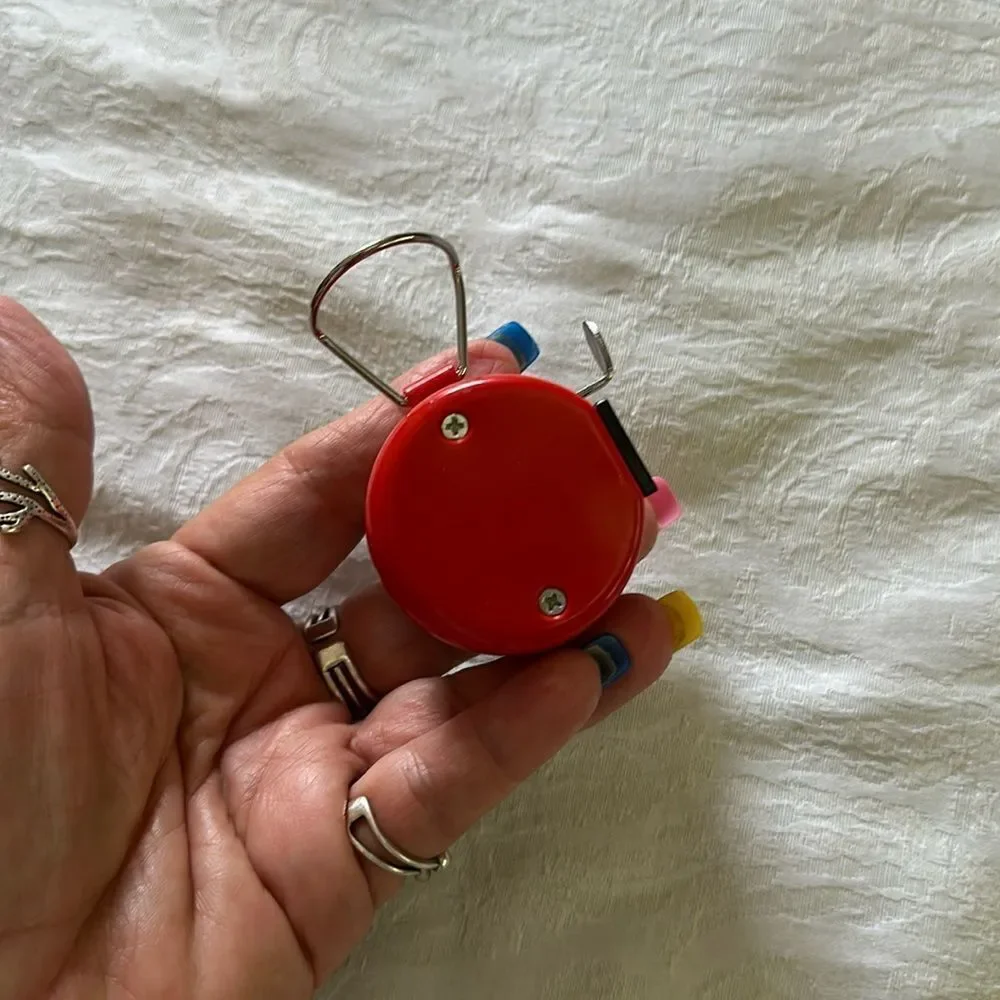 Clicker Tally Counter Red Plastic - Picture 4 of 4